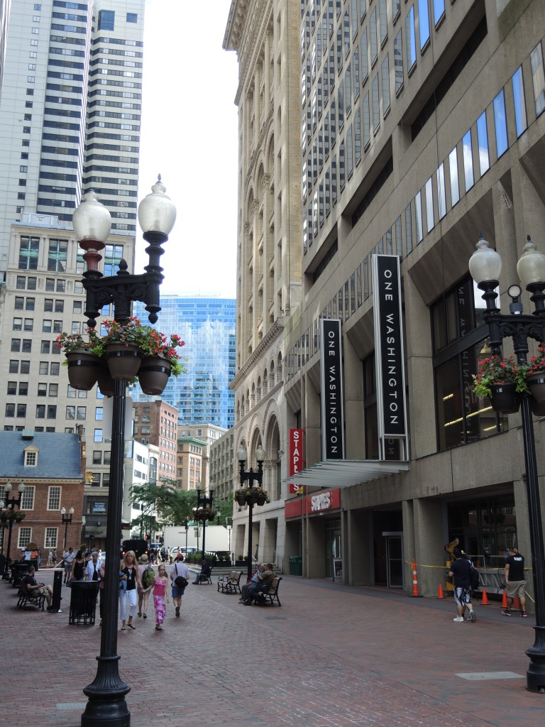 Walking toward Downtown from Government Center