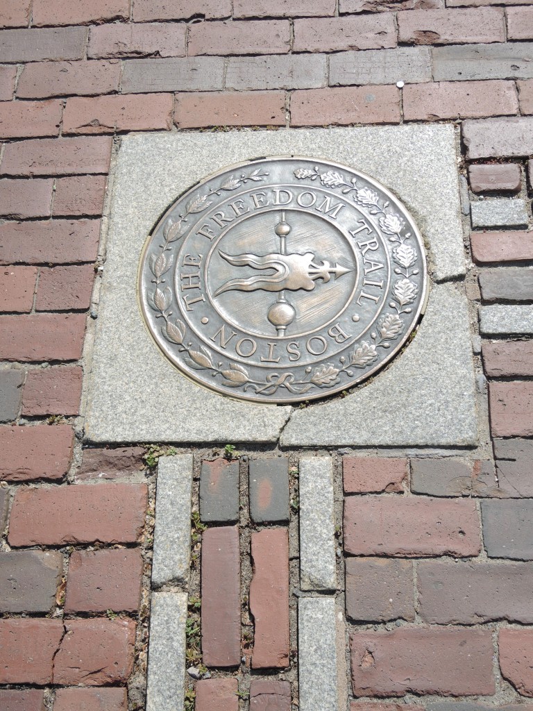 Start of the Freedom Trail by the State House