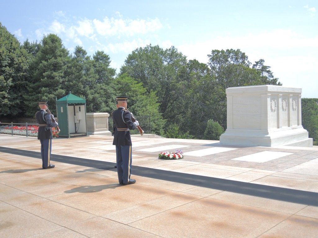 Changing of the Guard Ceremony at the Tomb of the Unknown Soldier