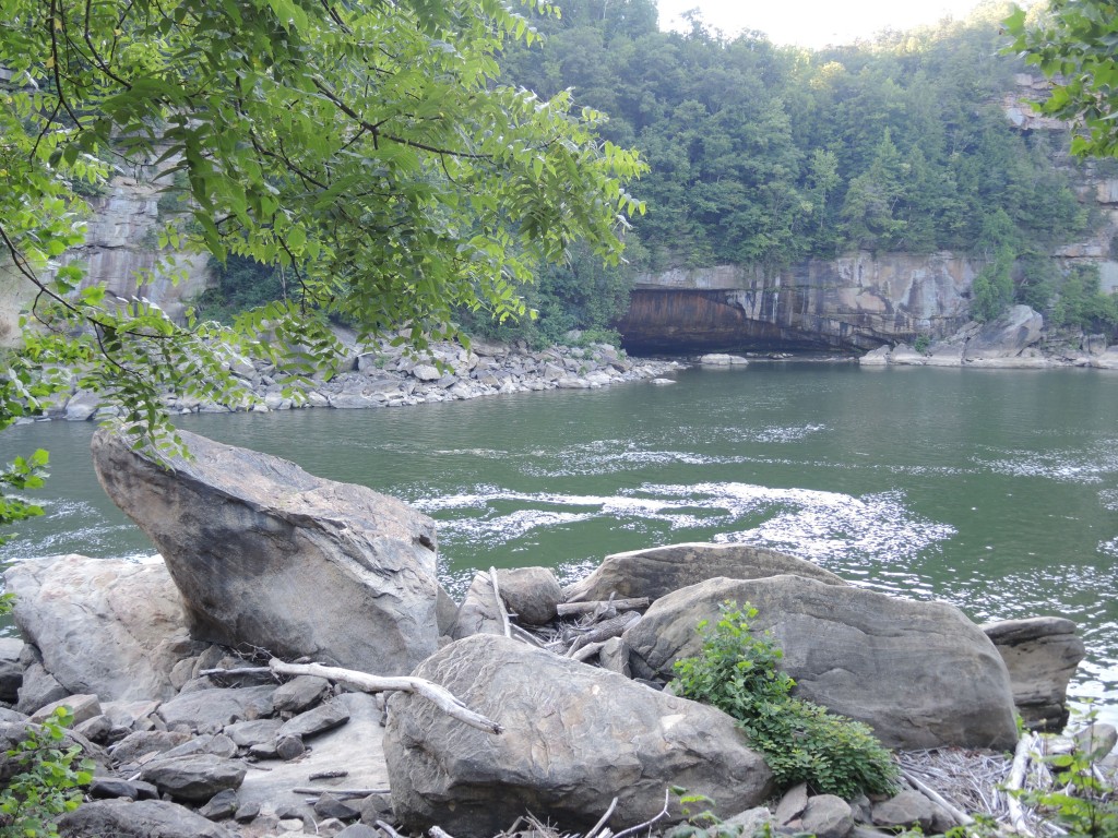 River by Cumberland Falls