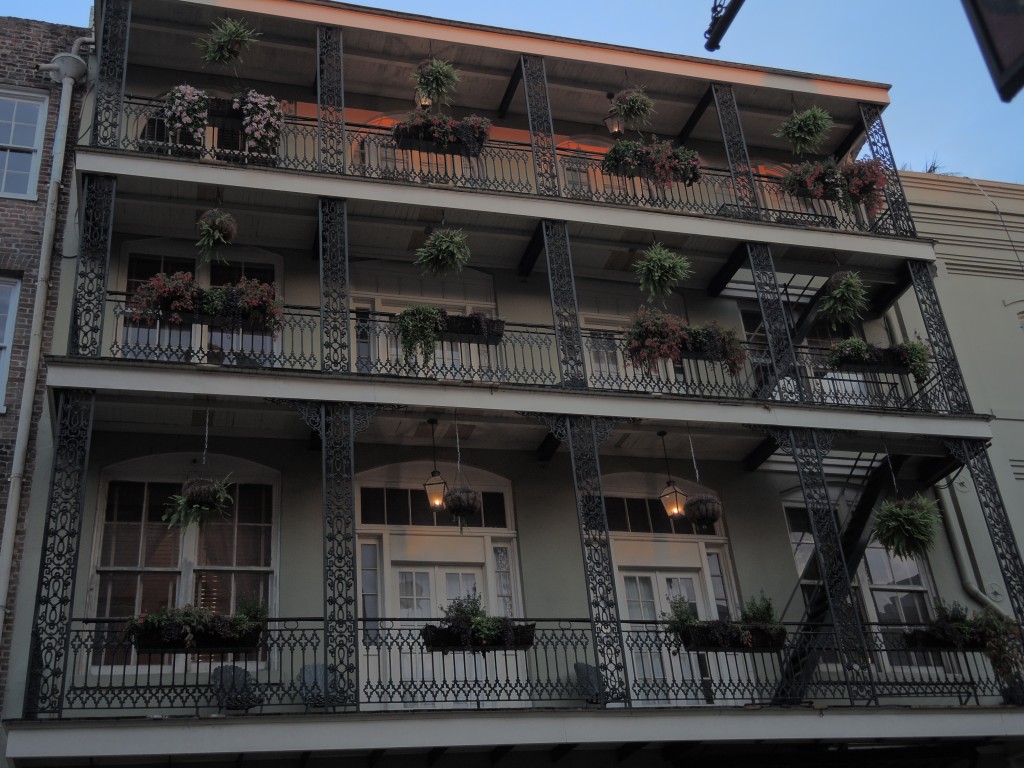Iron Balconies in the French Quarter 