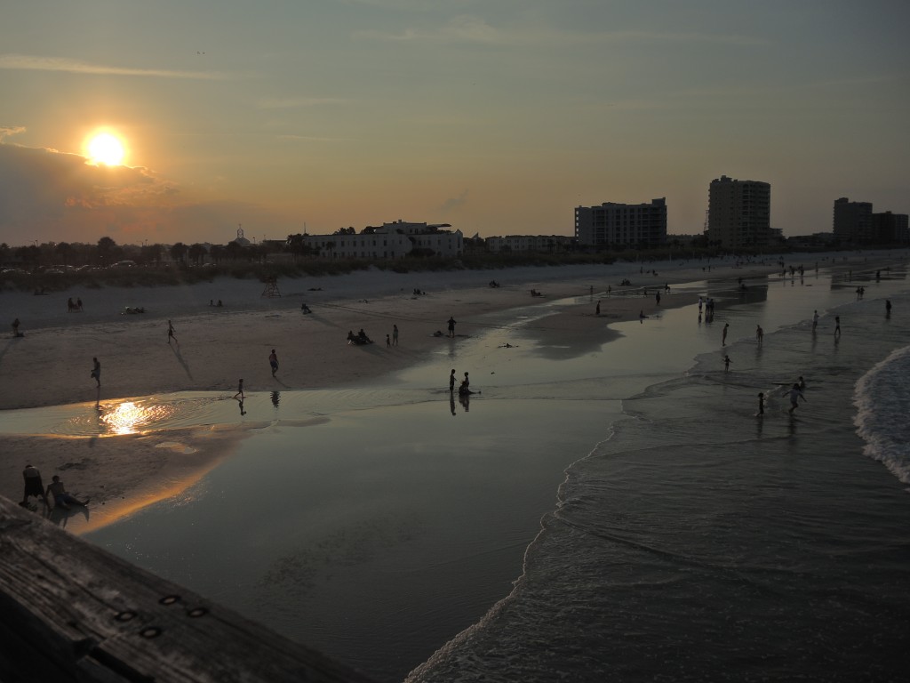 Sunset over Jacksonville Beach
