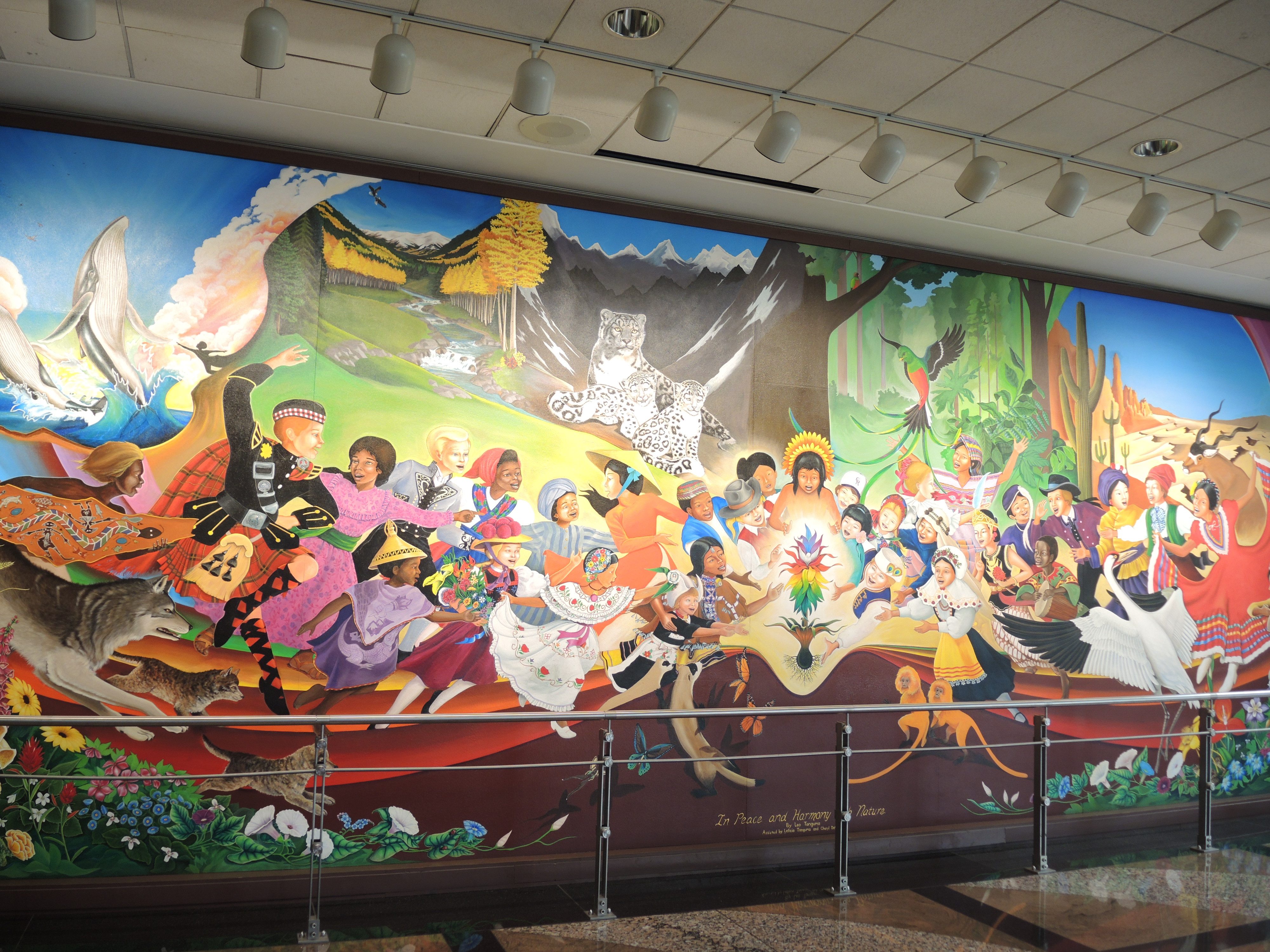 аэропорт денвера фрески