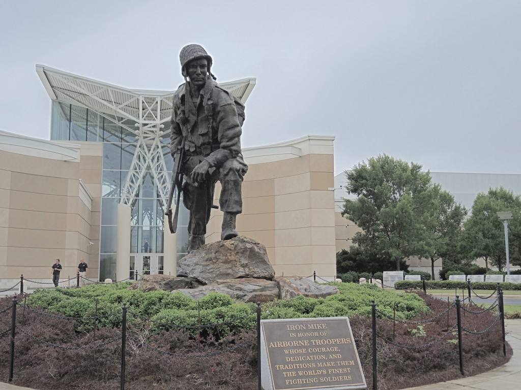 Statue Outside the Airborne and Special Operations Museum