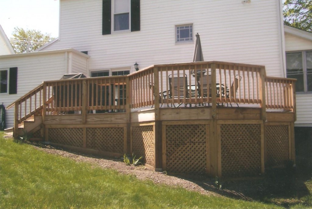 Deck my brother and I built together 